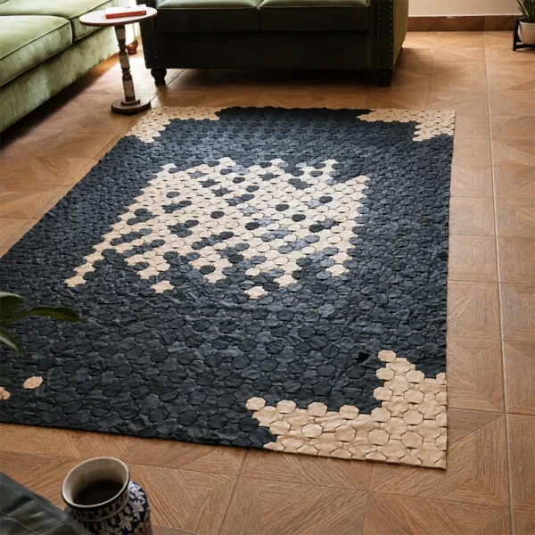 Designer Leather Rugs
