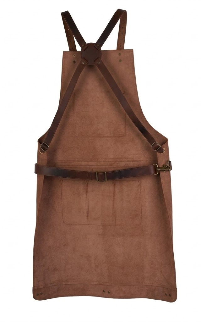 Professional Brown Leather Work Apron